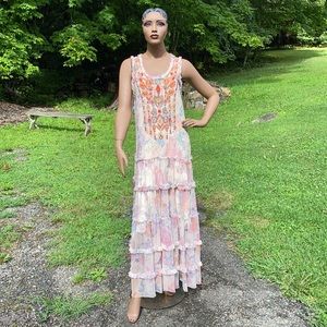 Johnny Was/Biya stretch mesh maxi